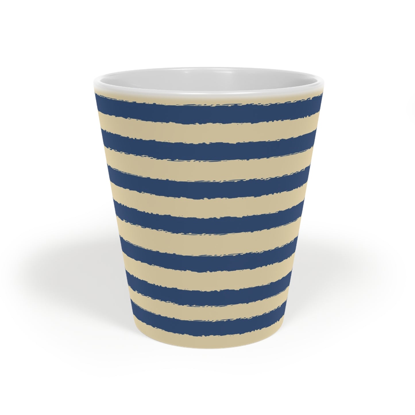 350 mL / 12oz Graphic Art Ceramic Mug | CALM-1294-231, Royal Blue, Front