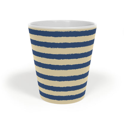 350 mL / 12oz Graphic Art Ceramic Mug | CALM-1294-231, Royal Blue, Front