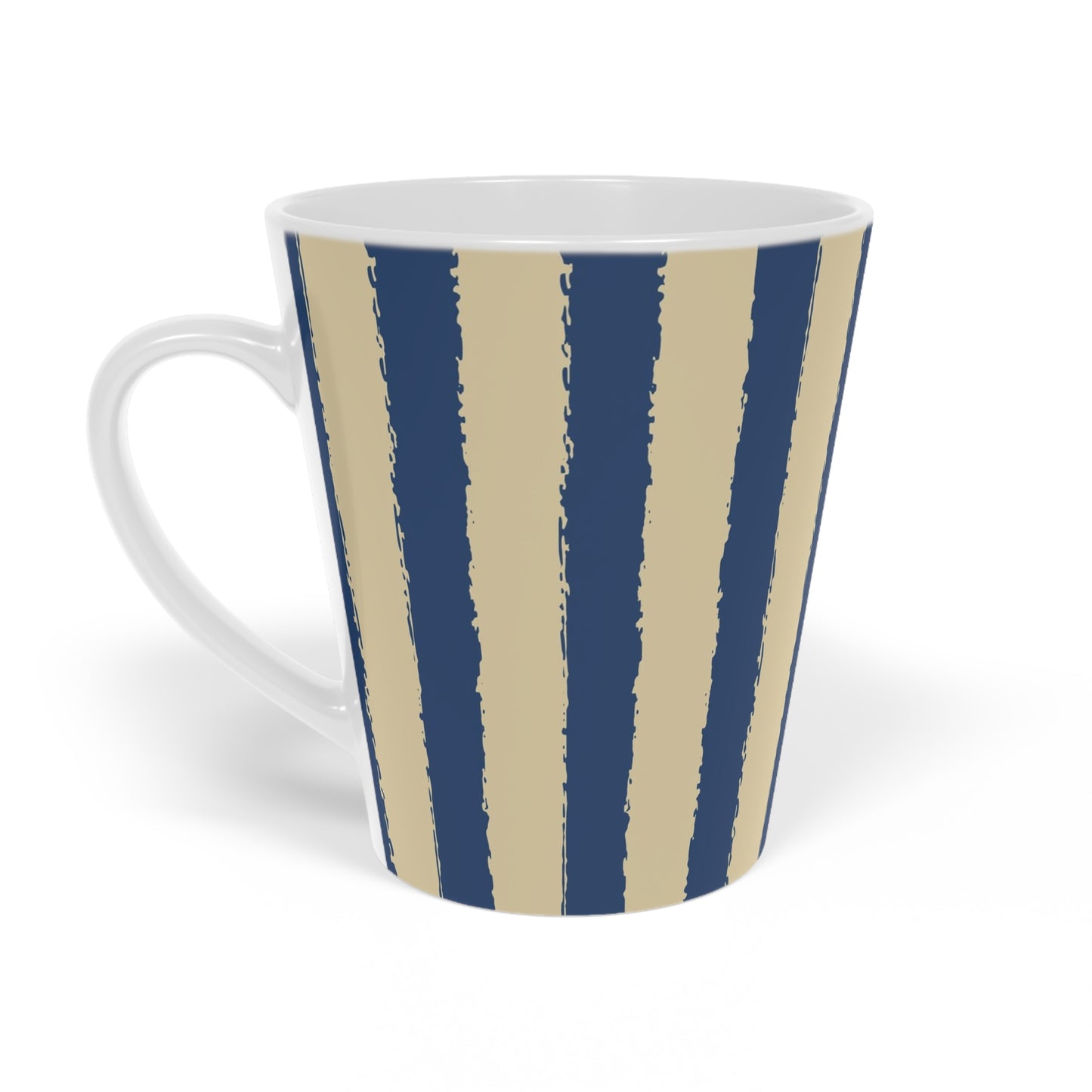 350 mL / 12oz Graphic Art Ceramic Mug | CALM-1294-251, Royal Blue, Right Side