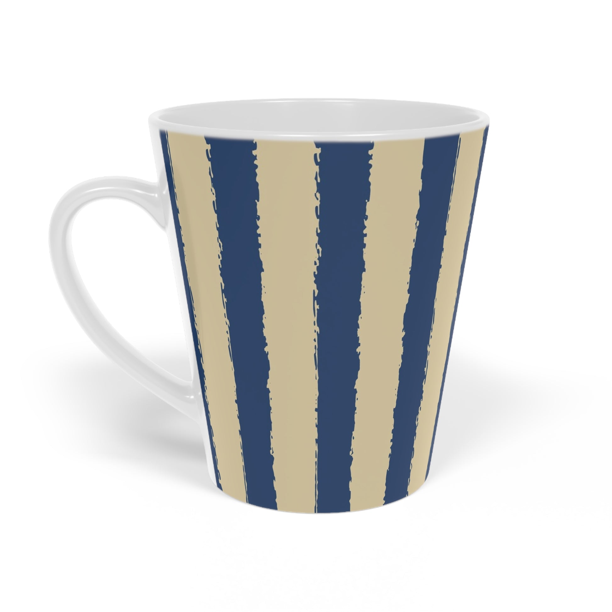 350 mL / 12oz Graphic Art Ceramic Mug | CALM-1294-251, Royal Blue, Right Side