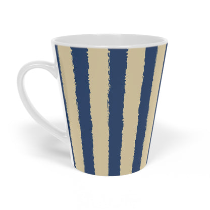 350 mL / 12oz Graphic Art Ceramic Mug | CALM-1294-251, Royal Blue, Right Side