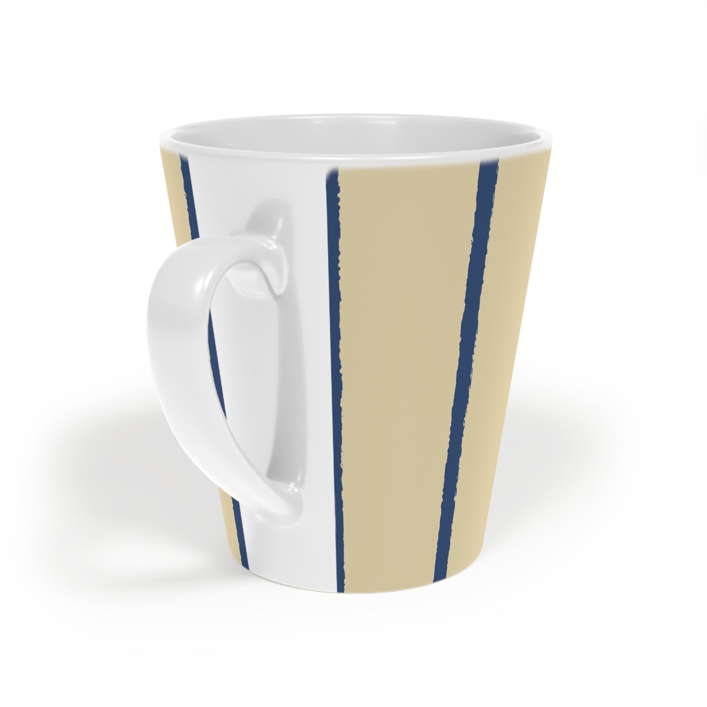 350 mL / 12oz Graphic Art Ceramic Mug | CALM-1294-301, Royal Blue, Back Right
