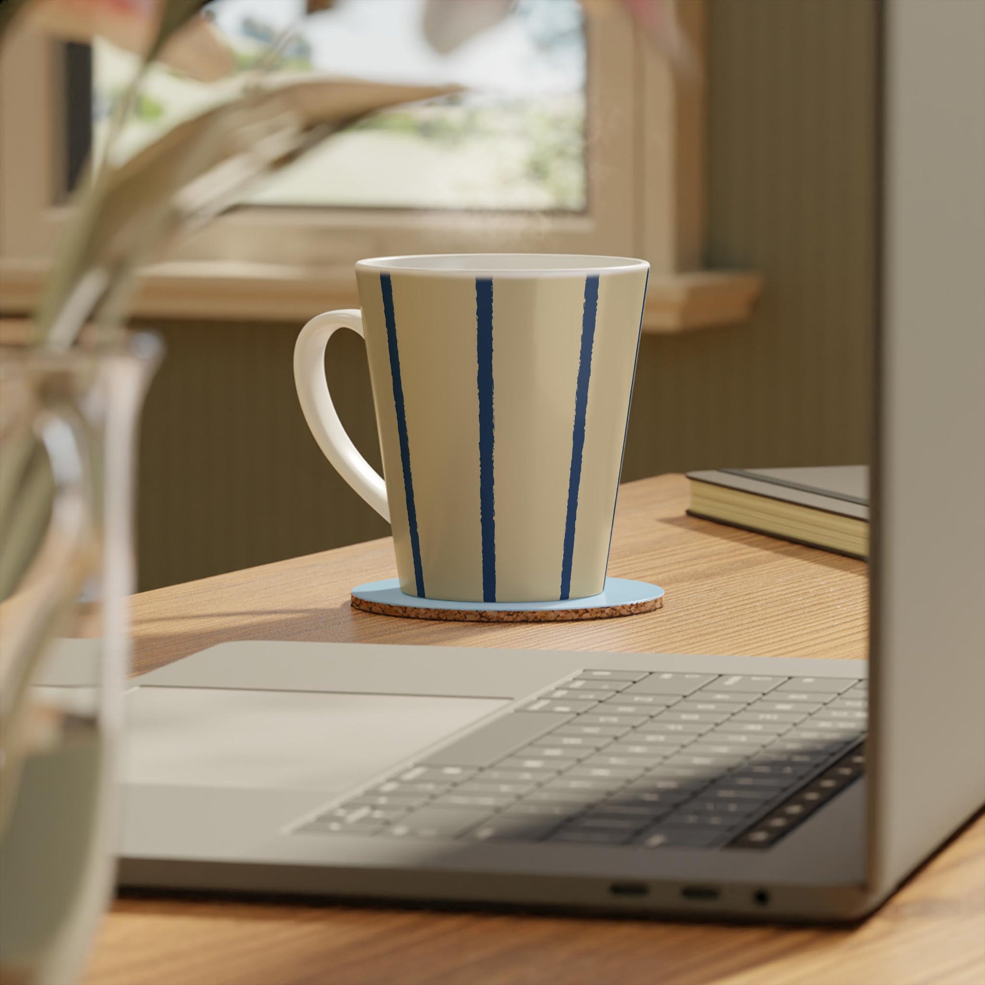 350 mL / 12oz Graphic Art Ceramic Mug | CALM-1294-301, Royal Blue, Context