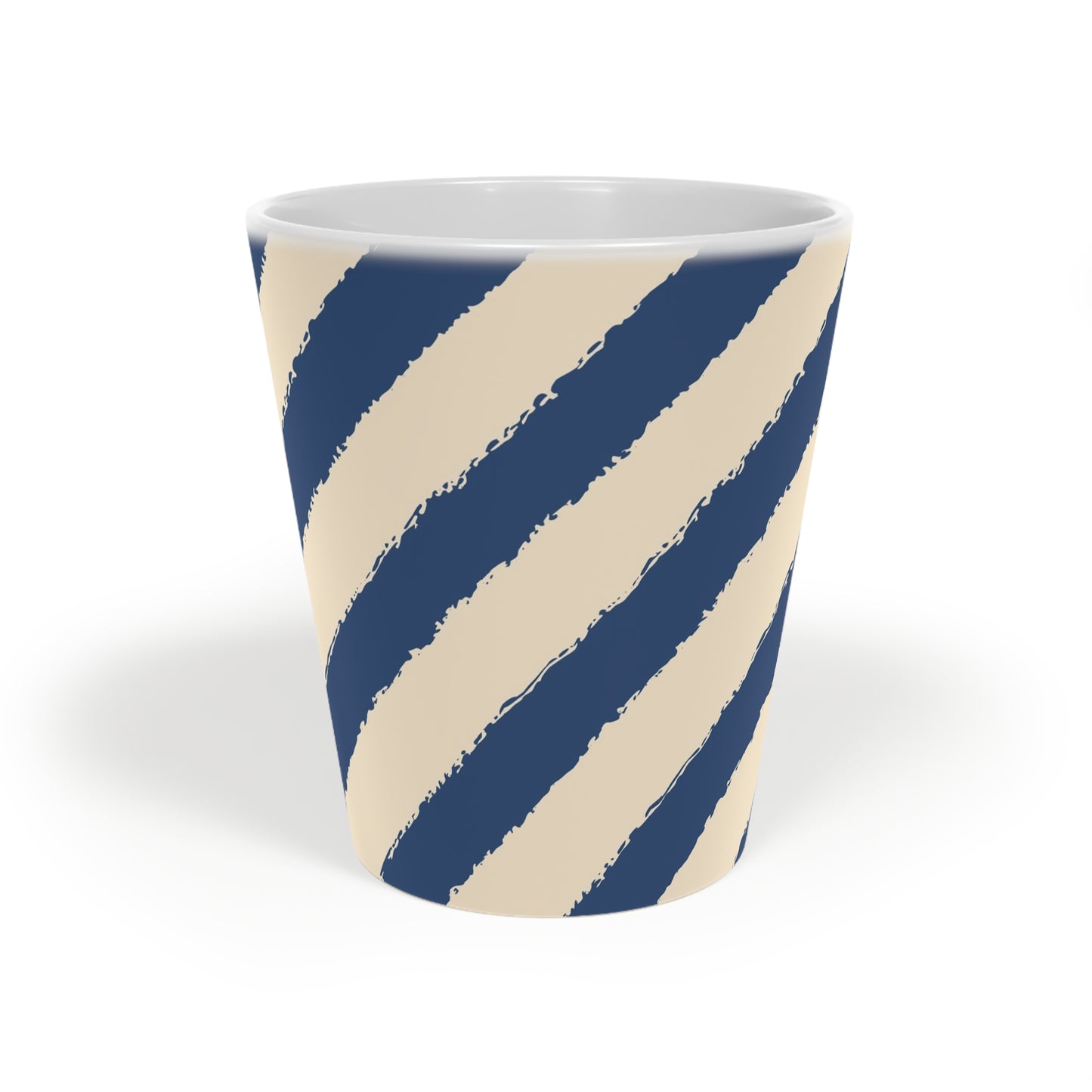 350 mL / 12oz Graphic Art Ceramic Mug | CALM-1295-151, Royal Blue, Front