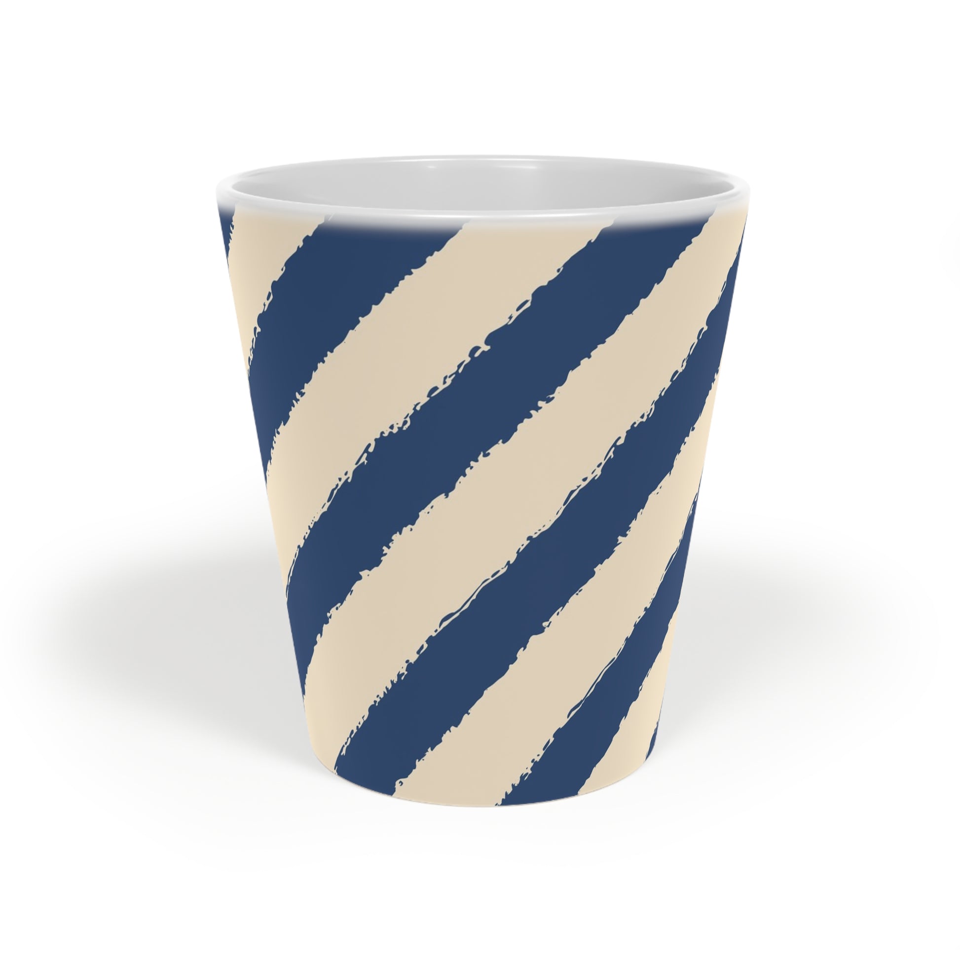 350 mL / 12oz Graphic Art Ceramic Mug | CALM-1295-151, Royal Blue, Front
