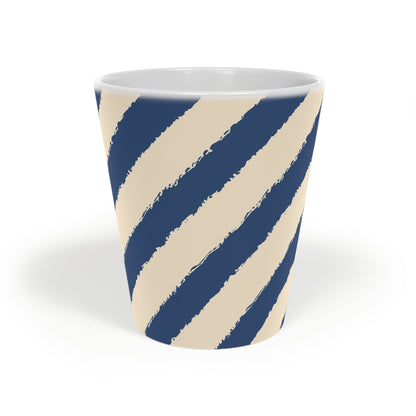 350 mL / 12oz Graphic Art Ceramic Mug | CALM-1295-151, Royal Blue, Front