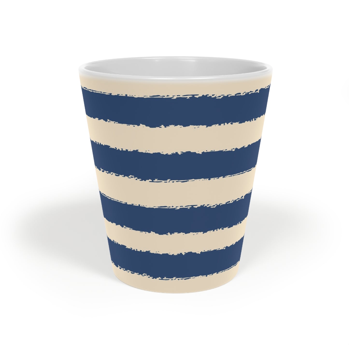 350 mL / 12oz Graphic Art Ceramic Mug | CALM-1295-221, Royal Blue, Front