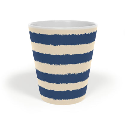 350 mL / 12oz Graphic Art Ceramic Mug | CALM-1295-221, Royal Blue, Front