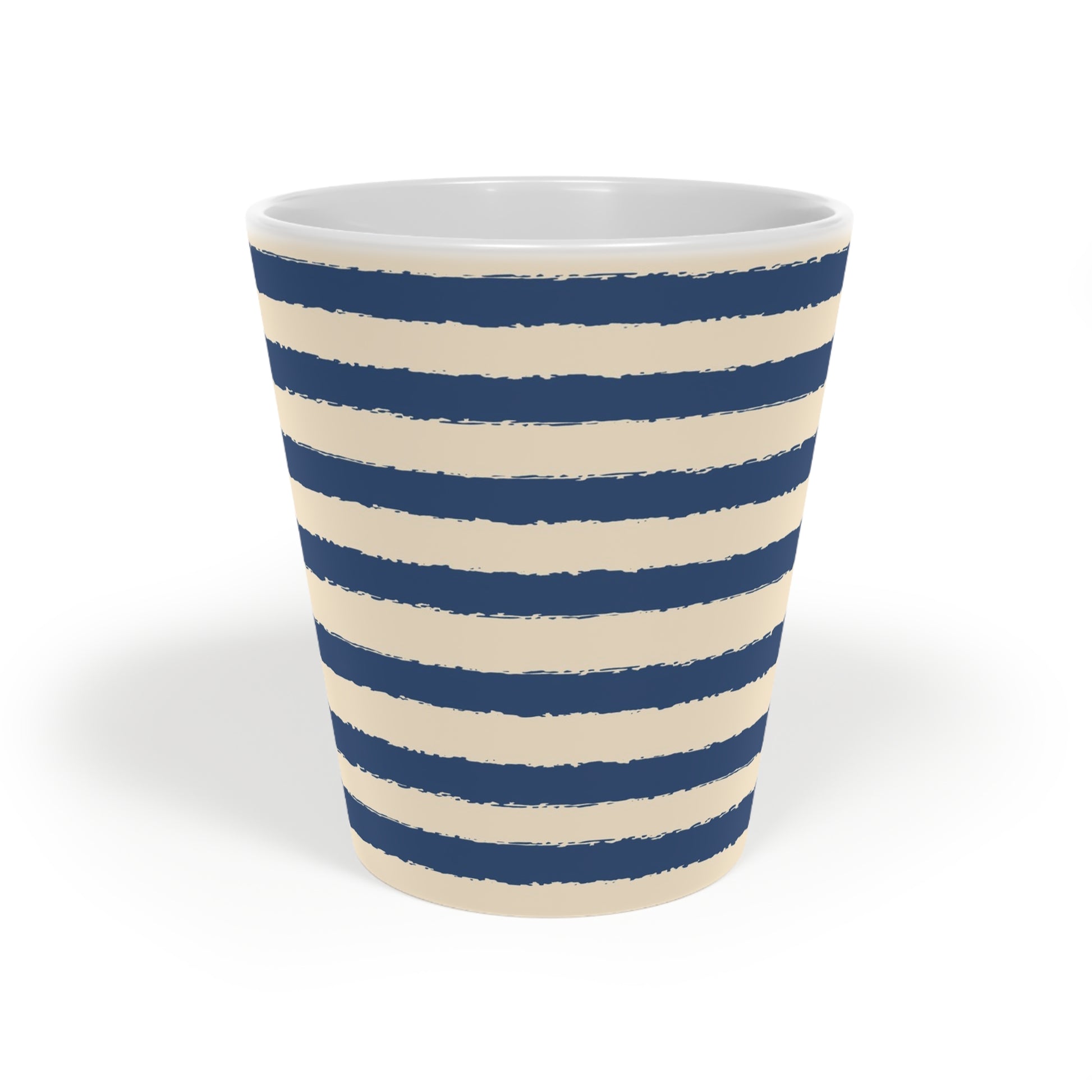 350 mL / 12oz Graphic Art Ceramic Mug | CALM-1295-231, Royal Blue, Front