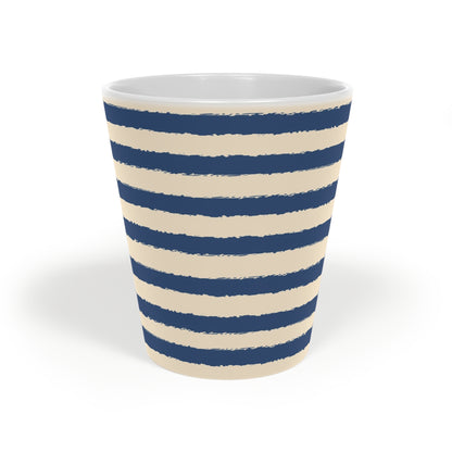 350 mL / 12oz Graphic Art Ceramic Mug | CALM-1295-231, Royal Blue, Front