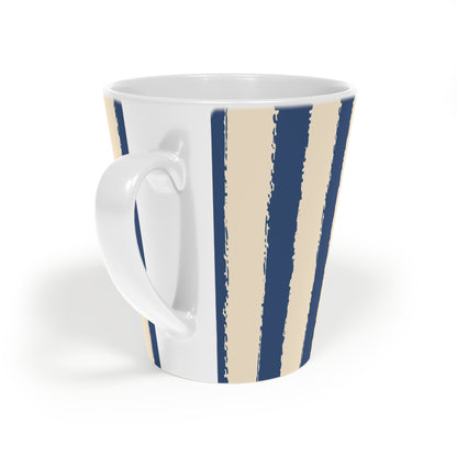 350 mL / 12oz Graphic Art Ceramic Mug | CALM-1295-251, Royal Blue, Back Right