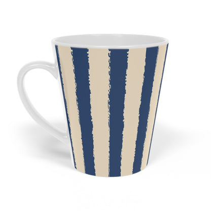350 mL / 12oz Graphic Art Ceramic Mug | CALM-1295-251, Royal Blue, Right Side