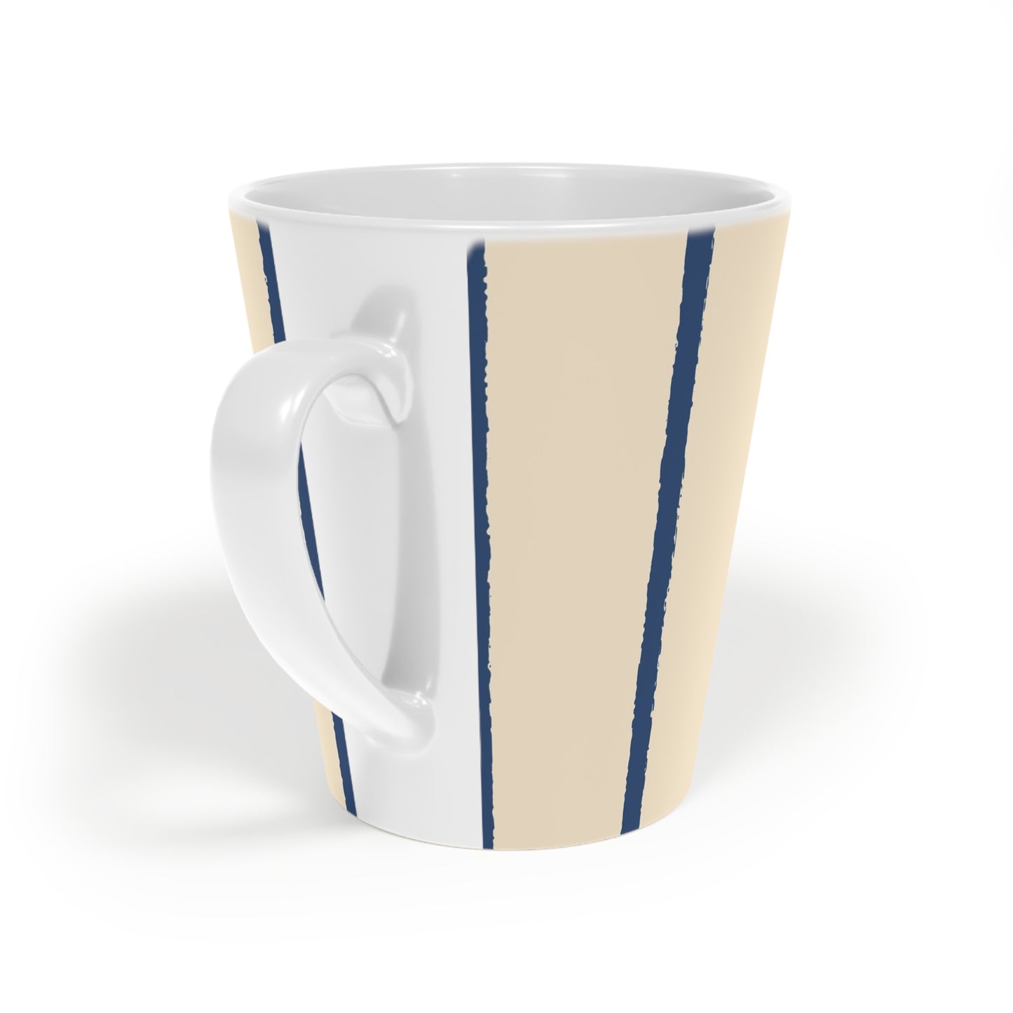 350 mL / 12oz Graphic Art Ceramic Mug | CALM-1295-301, Royal Blue, Back Right