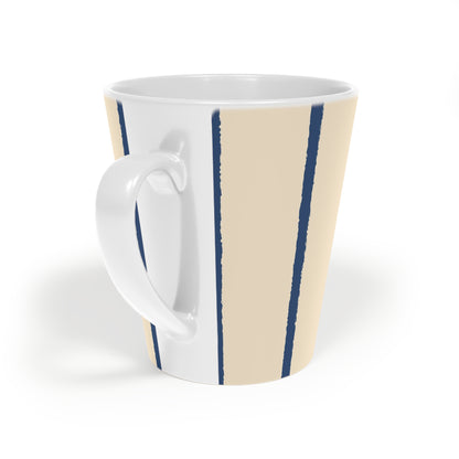 350 mL / 12oz Graphic Art Ceramic Mug | CALM-1295-301, Royal Blue, Back Right