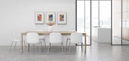 Papaya & Avocados #2105-001 Framed Fine Art Print - Vertical Layout with Faux Mat Board