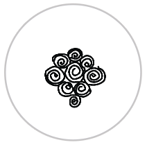 Swirl Print in Black & White