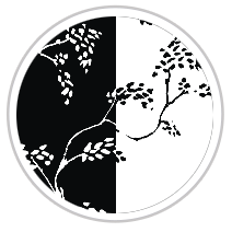 Vine Print in Black & White