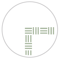 Narrow Weave Frieze Print in Green & White