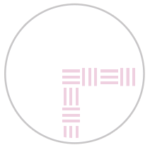 Narrow Weave Frieze Print in Pink & White