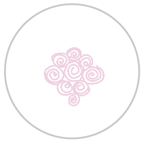 Swirl Print in Pink & White