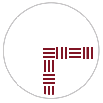 Narrow Weave Frieze Print in Burgundy & White