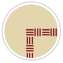Narrow Weave Frieze Print in Burgundy & Tan