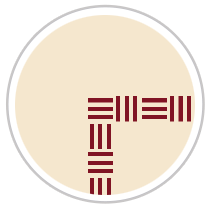 Narrow Weave Frieze Print in Burgundy & Beige
