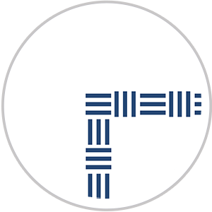 Narrow Weave Frieze Print in Royal Blue & White