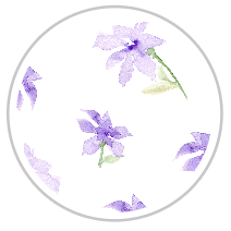 Soft Purple Bloom — Large Floral Print