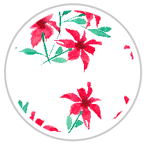 Scarlet Bloom — Large Floral Print
