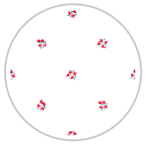 Scarlet Bloom — Small Floral Pattern