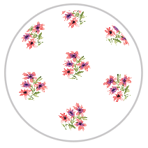 Coral Bloom — Medium Floral Pattern