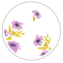 Mauve Bloom — Large Floral Print