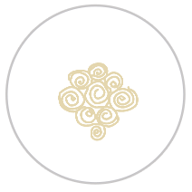 Swirl Print in Tan & White
