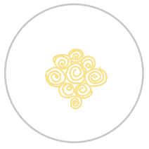 Swirl Print in Yellow & White