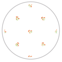 Peach Bloom — Small Floral Pattern