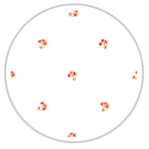 Flame Bloom — Small Floral Pattern