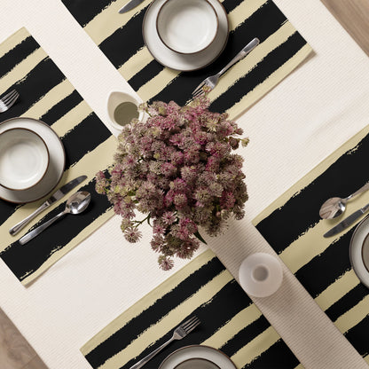 Placemat Set with Hand-painted Brush Stroke Print, CABS-1014