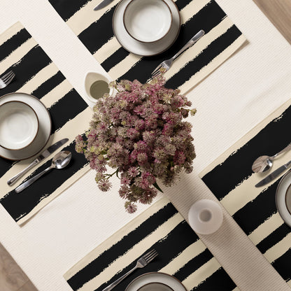 Placemat Set with Hand-painted Brush Stroke Print, CABS-1015