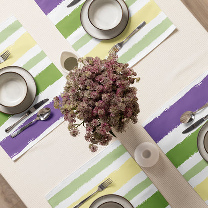 Placemat Set with Hand-painted Brush Stroke Print, CABS-1060