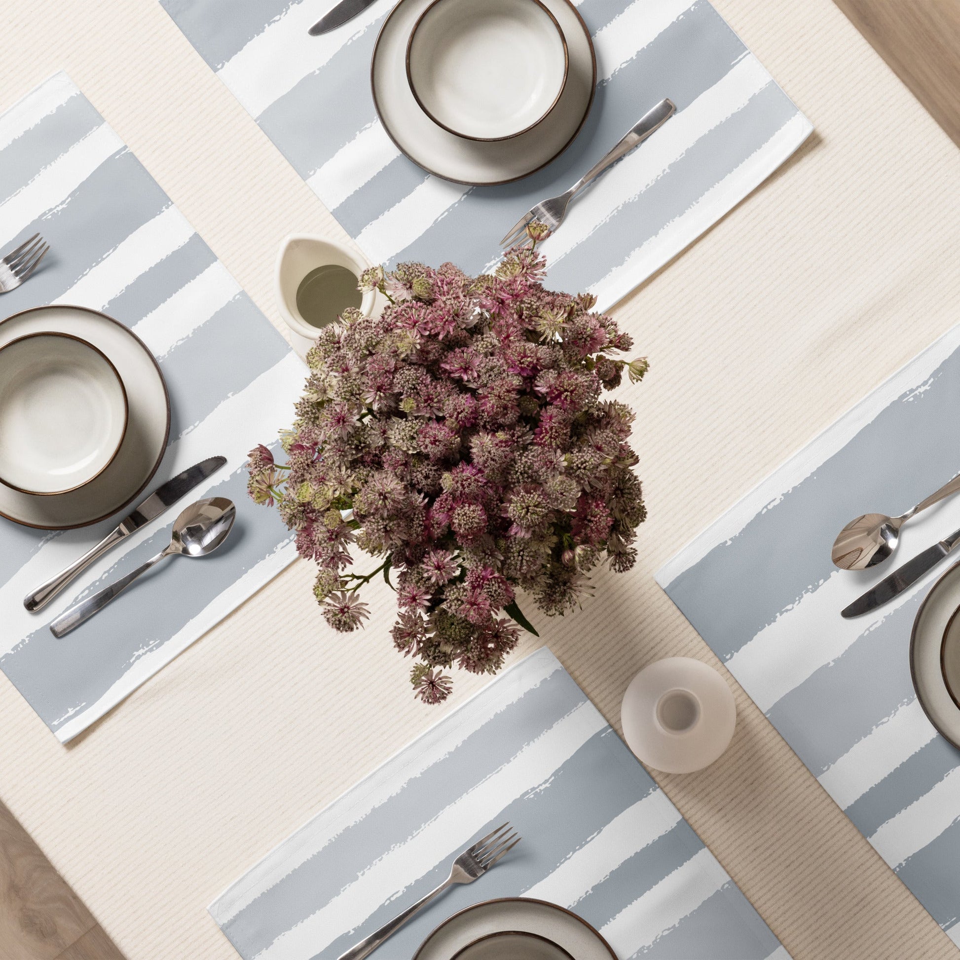 Placemat Set with Hand-painted Brush Stroke Print, CABS-1151