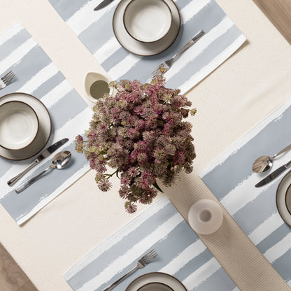 Placemat Set with Hand-painted Brush Stroke Print, CABS-1151