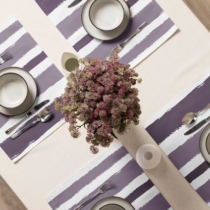 Placemat Set with Hand-painted Brush Stroke Print, CABS-1182