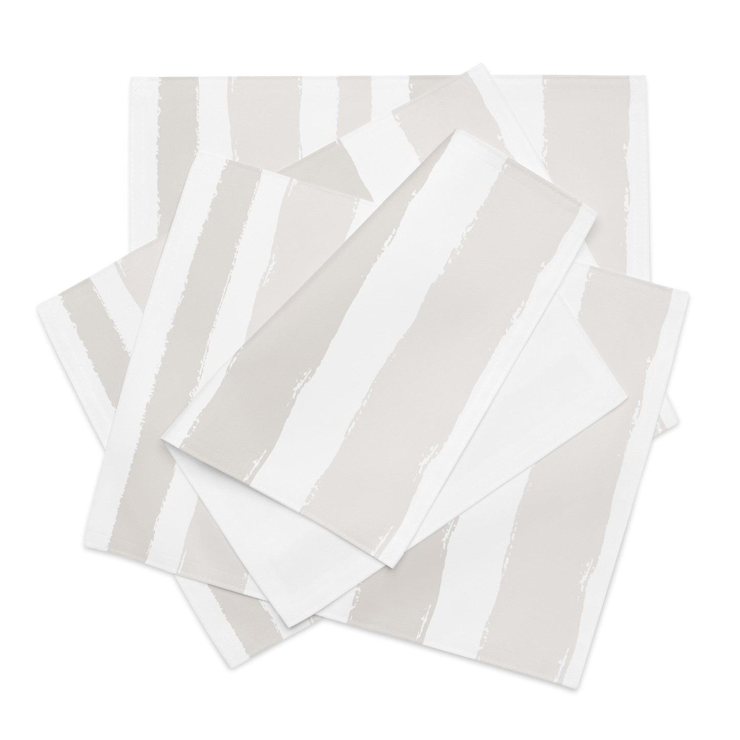 Placemat Set with Hand-painted Brush Stroke Print, CABS-1204