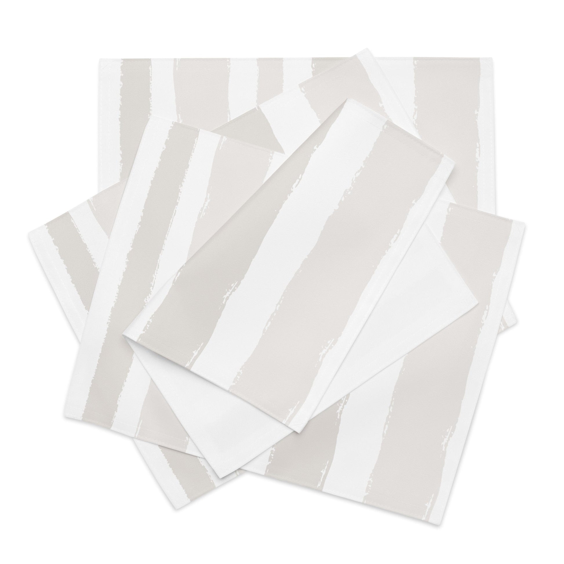 Placemat Set with Hand-painted Brush Stroke Print, CABS-1204