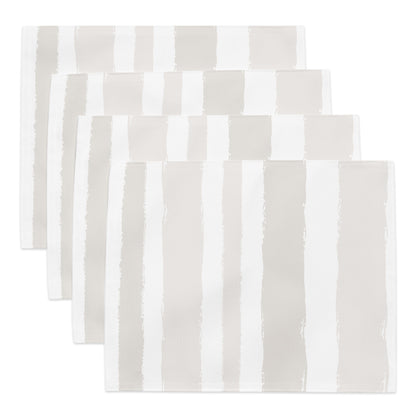 Placemat Set with Hand-painted Brush Stroke Print, CABS-1204