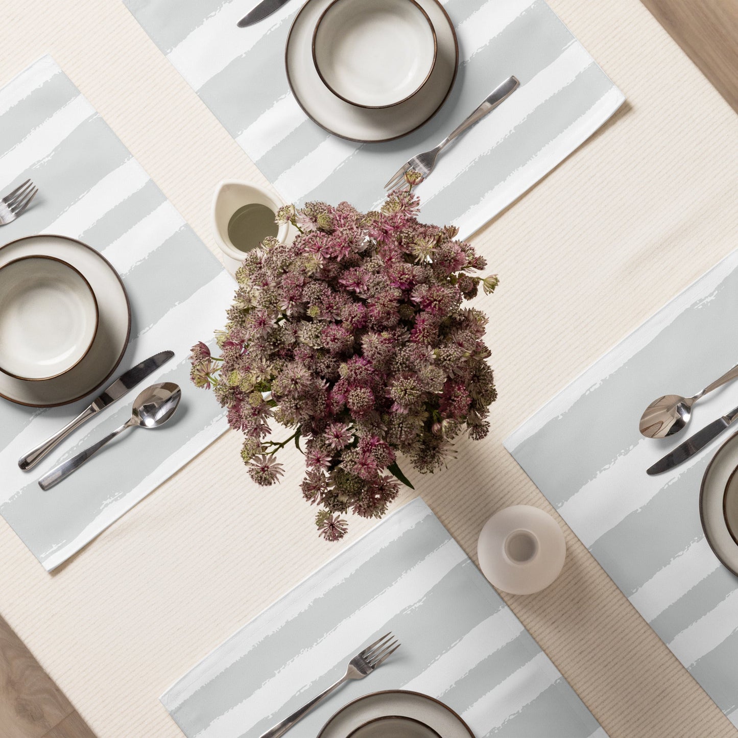 Placemat Set with Hand-painted Brush Stroke Print, CABS-1214