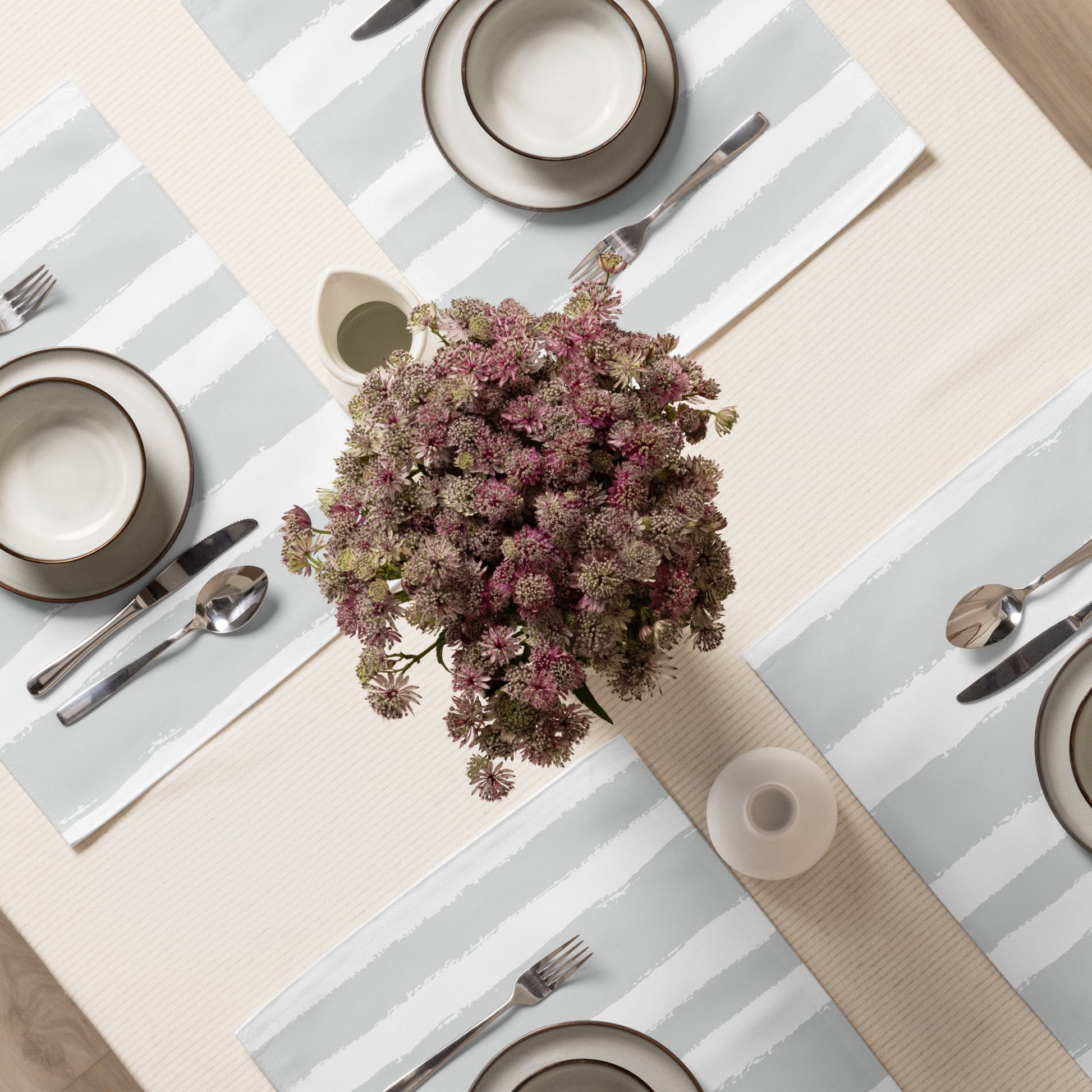 Placemat Set with Hand-painted Brush Stroke Print, CABS-1214