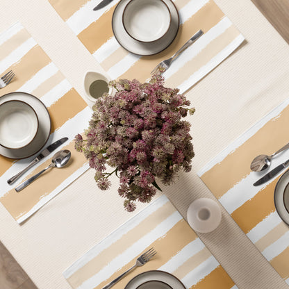 Placemat Set with Hand-painted Brush Stroke Print, CABS-1232