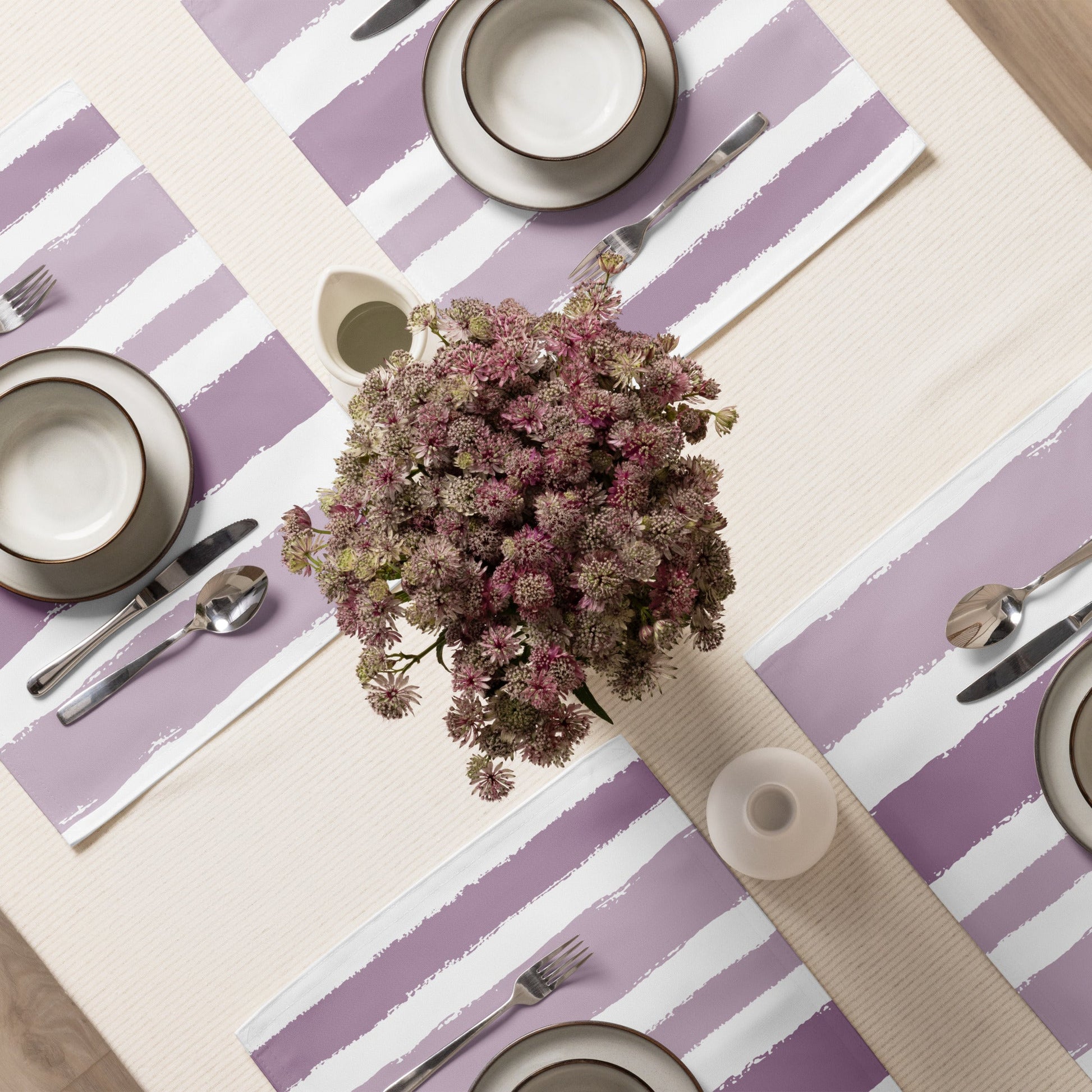 Placemat Set with Hand-painted Brush Stroke Print, CABS-1251